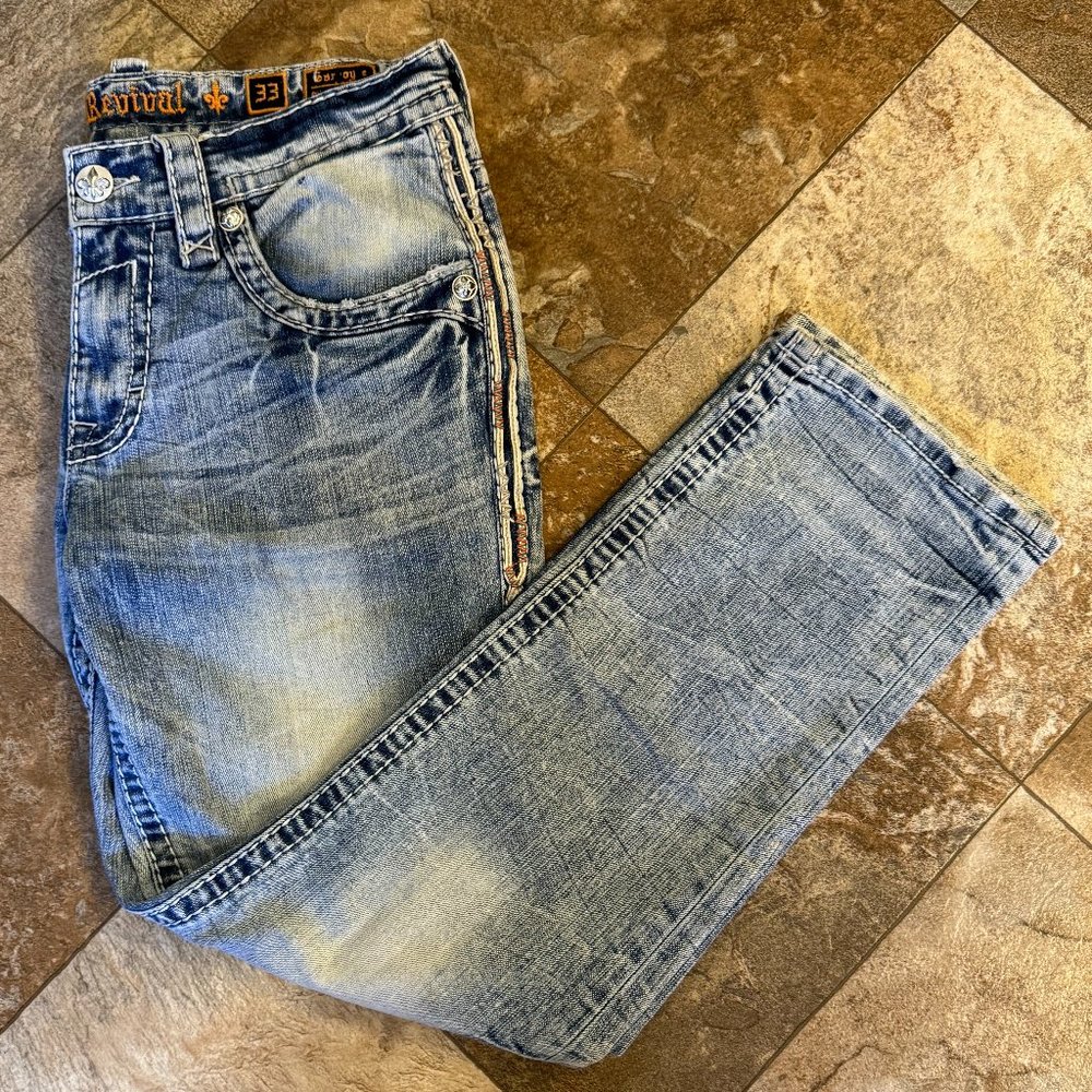 Rock Revival Mens Gargoyle Jeans